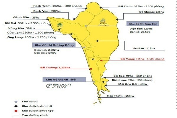Tìm hiểu bản đồ quy hoạch huyện đảo Phú Quốc
